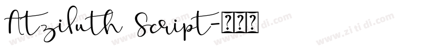 Atziluth Script字体转换